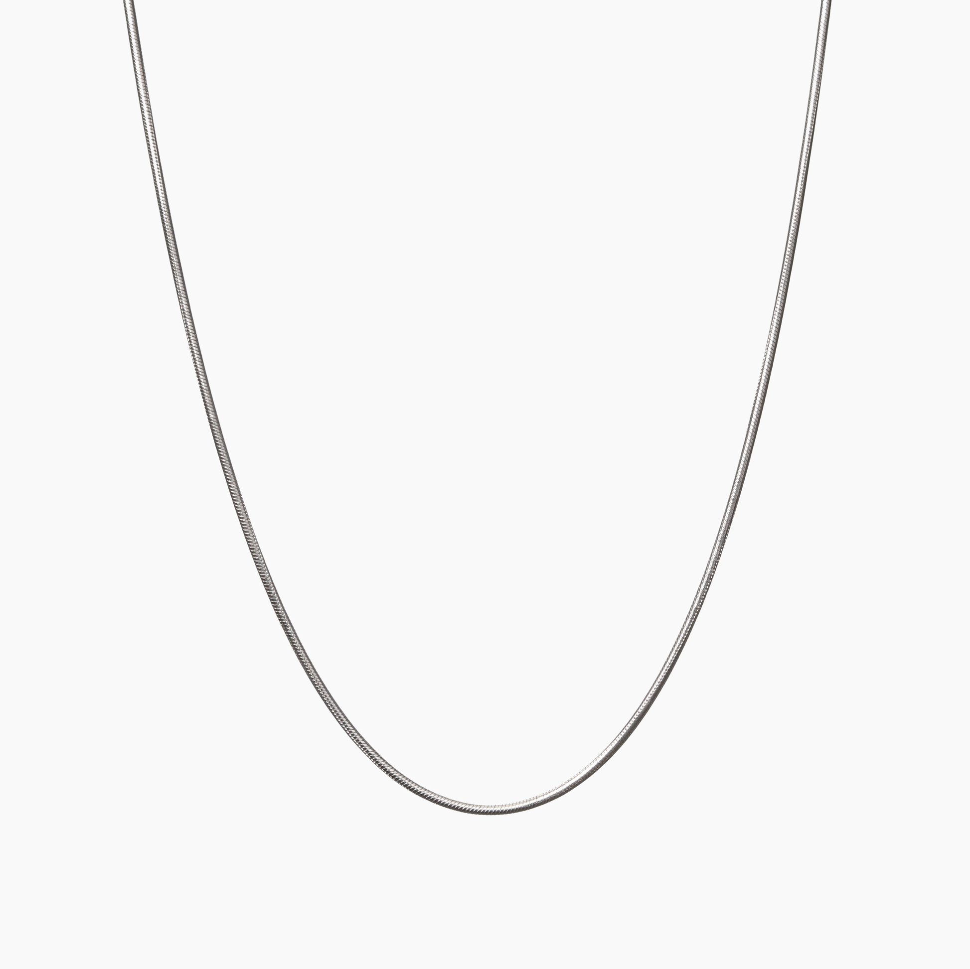 31120-SERPENTE | 2mm Men's Silver Snake Chain Necklace | Cole Riccardi 31120-SERPENTE | 2mm Men's Silver Snake Chain Necklace | Cole Riccardi